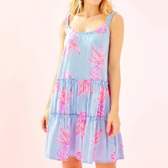 Lilly Pulitzer Loro Dress - Rum Swizzle - Picture 1 of 12